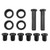 POLARIS Sportsman 400 4X4 03-05 Tusk Rear Independent Suspension Bushing Only Kit