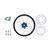 GASGAS EC 250 (Fuel Injected) 22-23 Tusk Impact Complete Rear Wheel Package 19 x 2.15 Black Rim/Silver Spoke/Blue Hub