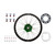 KAWASAKI KX250F 04-10 Tusk Impact Complete Rear Wheel Package 19 x 2.15 Black Rim/Silver Spoke/Green Hub