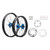 YAMAHA YZ125 02-04 Tusk Impact Complete Front/Rear Wheel Package 1.60 x 21 / 2.15 x 19 Black Rim/Silver Spoke/Blue Hub