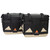 KAWASAKI KLR650 22-25 Tusk Pannier Racks with Tusk Pilot Pannier Bags  Black/Tan