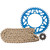GASGAS EC 300 (Fuel Injected) 21-23 Tusk Alloy Kit & Gold Plated Race Chain Blue Rear Sprocket