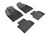 3D MAXpider 2015-2017 Chrysler 200 Kagu 1st & 2nd Row Floormats - Black - L1CY00301509 Photo - Primary