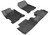 3D MAXpider 2013-2017 Honda Accord Coupe Kagu 1st & 2nd Row Floormats - Black - L1HD04901509 Photo - Primary