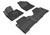 3D MAXpider 2013-2018 Hyundai Santa Fe Sport Kagu 1st & 2nd Row Floormats - Black - L1HY01701509 Photo - Primary