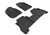 3D MAXpider 2010-2012 Hyundai Santa Fe Kagu 1st & 2nd Row Floormats - Black - L1HY04001509 Photo - Primary