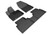 3D MAXpider 2019-2020 Hyundai Santa Fe Kagu 1st & 2nd Row Floormats - Black - L1HY09301509 Photo - Primary