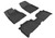3D MAXpider 2004-2009 Lexus RX Kagu 1st & 2nd Row Floormats - Black - L1LX03901509 Photo - Unmounted