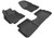 3D MAXpider 2009-2013 Toyota Matrix Kagu 1st & 2nd Row Floormats - Black - L1TY08501509 Photo - Primary