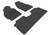 3D MAXpider 2012-2015 Toyota Prius Kagu 1st & 2nd Row Floormats - Black - L1TY09201509 Photo - Primary