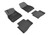 3D MAXpider 2013-2019 Cadillac XTS Kagu 1st & 2nd Row Floormats - Black - L1CD01101509 Photo - Primary