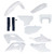 Acerbis 24+ Husqvarna 250-501 FE/ TE Full Plastic Kit - Original 25 - 2986658211 Photo - Primary