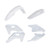 Acerbis 2025 Husqvarna 250-450 FC/ FX/TC/ TX Plastic Kit - Original 24 - 2986838211 Photo - Primary