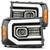 AlphaRex 07-13 GMC Sierra 1500 (No Clsc) LUXX-Series LED Proj HL Jet Blk w/Actv Lgt & Seq.Sig / DRL - 880097 Photo - Primary