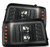 AlphaRex 92-96 Ford F-Series/Bronco PRO-Series Proj Headlights Alpha-Blk w/Seq. Sig & DRL - 880265 Photo - Primary