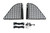 DV8 Offroad 18-25 Jeep Wrangler (JL) 4-Door Rear Window Pocketed Molle Panels - MPJL-02 Photo - out of package