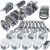 Eagle Chevy 350 3.480in Crank 5.700in I-Beam Rods -3.7cc Flat Top 4.040in Pistons Rotating Assembly - 13302040 Photo - Primary
