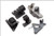 Innovative 88-91 Civic H-Series Black Steel Mounts 85A Bushings (Manual Hydro Actuator) - 29150-85A Photo - Primary