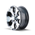 ION Type 136 15x6 / 5x114.3 BP / 0mm Offset / 83.82mm Hub Black/Machined Wheel - 136-5665BX Photo - Primary