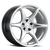 Kansei K11S Tandem 15x8in / 4x100 BP / 25mm Offset / 73.1mm Bore - Hyper Silver Wheel Machined Lip - K11H-158010+25 User 1