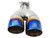 aFe Takeda 2.5in 304 Stainless Steel Clamp-on Exhaust Tip Driver Side 2.5in Inlet 4inDual-Blue Flame - 49T25484-L122 Photo - Unmounted