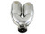 aFe Takeda 2.5in 304 Stainless Steel Clamp-on Exhaust Tip Drivers Side 2.5in Inlet 4inDual- Polished - 49T25484-P122 Photo - Unmounted