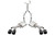 Corsa 22-25 Cadillac CT4 V Blackwing 3in Active Valve Cat-Back - 4.5in Carbon Fiber Black Tip - 21317CFBLK Photo - Primary