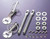 Cusco Body Pins For Hood Aluminum-Silver, Universal - 00B 817 A User 1