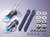 Cusco Body Pins For Hood Aluminum-Blue, Universal - 00B 817 AL User 1