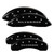 MGP 4 Caliper Covers Engraved Front & Rear Silverado Black Finish Sil Char 2019 Chevy Silverado 1500 - 14252SSILBK Photo - Primary