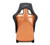 NRG FRP Bucket Seat (Large) Prisma Edition w/ Orange Pearlized Back - Spooky Edition (Spiders/Bats) - FRP-302BK-SPOOKY User 1