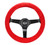 NRG Steering Wheel Cover - Red Stretch Micro Fiber w/ NRG Tag - SWC-001RD User 1