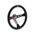 OMP Corsica Steering Wheel - Black Suede/Red - OD0-1954-073 Photo - Primary