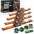Rhino USA Retractable Ratchet Straps (2Pk 1Inx10Ft) Orange - TD-RSRE1X10-2ORG User 1
