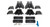Rhino-Rack 14-19 Toyota Corolla 4 Door Sedan Vortex 2500 2 Bar Roof Rack - Black - JA5383 Photo - Primary