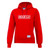 Sparco Hoodie Lady Frame SMALL Red - 01316RS1S Photo - Primary