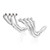 Stainless Works 79-93 Ford Mustang Headers -2 in Primaries AFR 205,225 - FOXDART2C Photo - Primary