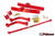UMI Performance 59-64 GM B-Body Rear Suspension Kit 4-Link- Chevy only - Red - 365002-R Photo - Primary