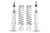 UMI Performance 93-02 GM F-Body Viking Front Coil Over Kit Double Adjustable- Bearing - A226-450 Photo - Primary