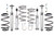 UMI Performance 68-72 GM A-Body Spring/Shock Lowering Kit 1in Rear 550lb - AB8550-1 Photo - Primary
