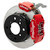 Wilwood 70-76 Porsche 914 Rear Powerlite Brake Kit Plain Face - Red - 140-17475-R Photo - Primary