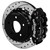 Wilwood 88-98 Chevy Silverado Superlite 4R 12.88x1.10in Drill/Slot Rear Drum to Disc Conv. - Black - 140-17542-D Photo - Primary