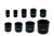 GReddy 54mm x 60mm Silicone Straight Hose - Black - 11900845 Photo - Close Up