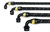GReddy AN16 Reusable Hose Nylon Braided, Black/Gold/Blue - 12851600 Photo - Close Up