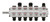 Peterson Fluid Systems R4 6-Stage Oil Pump - Left Side Mount - Rear Drive - 04-6004 Photo - Primary