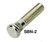 Project Kics Nissan Wheel Stud - 20MM - W20SBN2 Photo - Primary