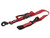 SpeedStrap 2In x 10Ft Ratchet Tie Down w/ Twisted Snap Hooks & Axle Strap Combo - Red - 27013 Photo - Primary