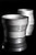 Weapon R 2in x 8in 45 Degree Silicon Reinforced Reducer - 636-301-101 Photo - Primary