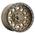 Weld Off-Road Crux 17x9in / 5x114.3 BP / ET 0 / 78.1mm Bore - Satin Bronze / Satin Black Ring Wheel - W12079026501 Photo - Primary