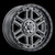 Weld Off-Road Crux 22x12in / 6x135 BP / ET -44 / 106.1mm Bore - Satin Gunmetal / Satin Black Wheel - W22122098475 Photo - Primary